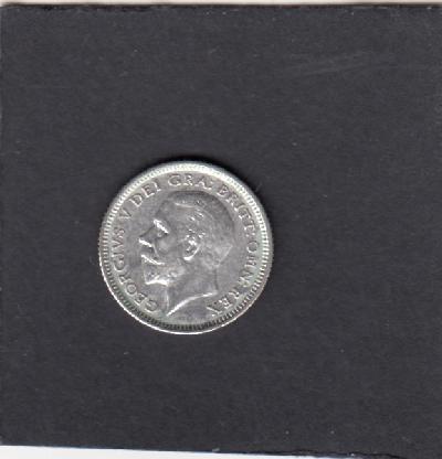 Beschrijving: 6 Pence GERORIUS V